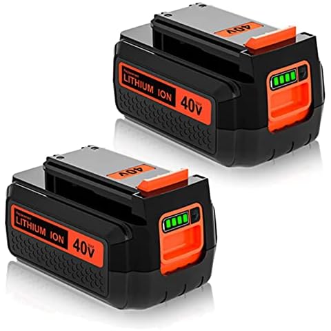 GERIT BATT Upgarded LBXR36 40 Volt 3.0Ah Replacement Battery Compatible with Black and Decker 40V Lithium Battery LBX2040 LBXR36 LBXR2036 LST540 LCS1240 LBX1540 LST136W Power Cordless Tools Cover