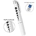 Primacare DL-9325 LED Diagnostic Penlight with Imprinted Pupil Gauge, Reusable and Lightweight Medical Pen Light for Nurse, Student, Doctors EMT, Batteries Included, White