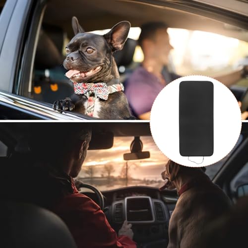 Wasserdichter Autositzbezug aus Oxford-Stoff für Haustiere, Kratzfester und langlebiger Hunde-Autositzbezug, Universelle Vorder- und Rücksitzunterlage für Hunde und Kinder, Schwarz, 105 x 49,5 cm.