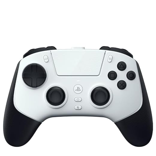 Razer Raiju V3 Pro - Kabelloser E-Sport-Controller für PlayStation 5 & PC - 4 abnehmbare Mausklick-Tasten & 2 Klauengriff-Bumper - TMR-Analogsticks - Pro HyperTrigger - Mecha-Tactile-Tasten | Weiß