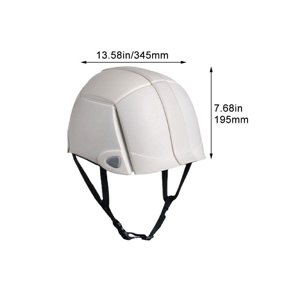 Hrippy Casco Bici Pieghevole Leggero Altamente Protettivo Casco per Testa di Protezione per in Bicicletta Casco di Sicurezza All'aperto