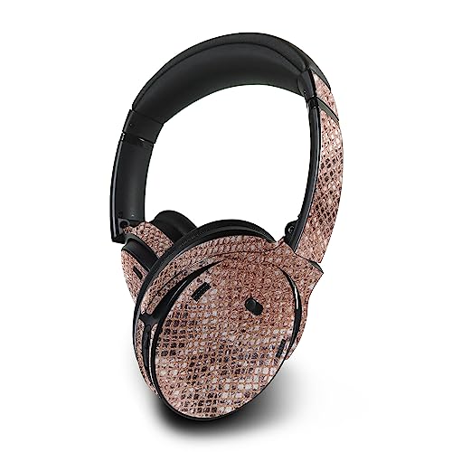 Image of MightySkins Glossy Glitter Skin Compatible with Bose QuietComfort 45 Headphones Rattler Back | Protective, Durable High-Gloss Glitter Finish | Easy to Apply | Made in The USA
