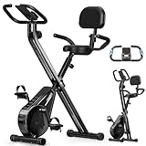 CHAOKE フィットネスバイク エアロバイク 家庭用 静音 折り畳み 16段階負荷調整 トレーニングバイク 心拍数計測 アップグレード版 室内バイク コンパクト収納 タブレットホルダー・快適サドル付き 組立簡単 耐荷重160kg 日本語説明書付き