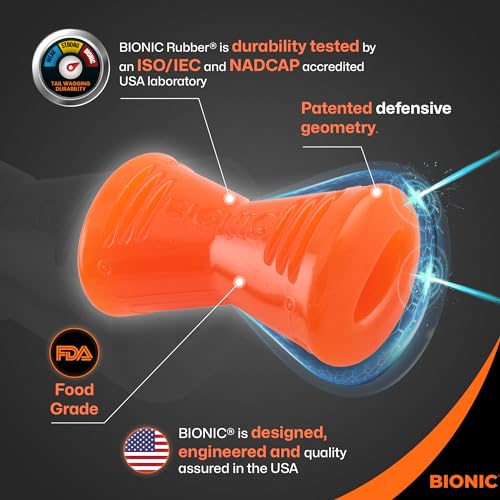 Bionic Bone Knochen, extrem widerstandsfähiges Hundespielzeug, 9,5cm