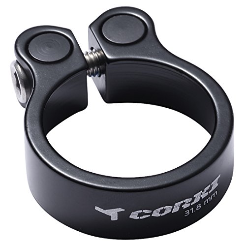 corki Bike Seatpost Clamp 31.8 Black Alloy