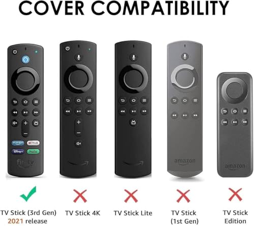 Zaoma Flip Cover for Alexa Voice Remote, Black - Image 7
