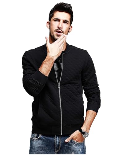 Image of fanideaz Mens Diamond Cut Puffer Jackets regular fit Bomber Jacket for Man|Stylish Winter Jackets Men| Fashionable and Comfortable Jacket for Men Stylish