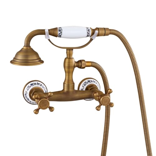 Ensemble de robinetterie de bain-douche pour baignoire rétro