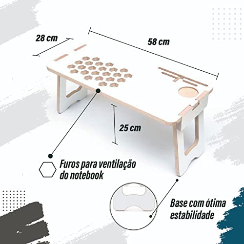 Mesa Suporte Apoio Portátil Dobrável Para Notebook Cama Home Office Oferta