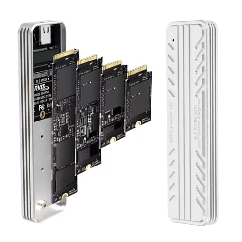 Caja externa para SSD NVMe USB-C de aleación de aluminio miniatura 4