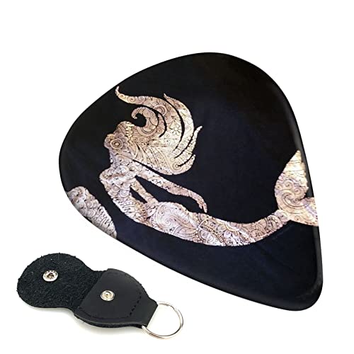 Black Mermaid Lot de 6 médiators pour guitare acoustique, guitare électrique, basse, ukulélé – fins, moyens et épais. - Les Beatles, Paul McCartney, John Lennon, RIngo Starr, George Harrison Black Mermaid Lot de 6 médiators pour guitare acoustique, guitare électrique, basse, ukulélé – fins, moyens et épais.