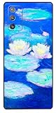 Berkin Arts Compatible avec Samsung Galaxy Note 20 5G Coque Premium Silicone Pinceau empâtement coloré impressionnisme (Claude Monet-Nymphéas)