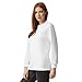 American Apparel Unisex Long Sleeve Tee, Style G1304, 2-Pack, White (2-Pack), Large