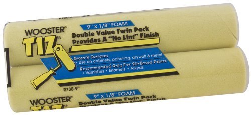 Wooster Brush R730-9 Tiz Foam Roller Cover, 1/8-Inch Nap, 2-Pack, 9-Inch Size: 9-Inch, Model: R730-9, Outdoor/Garden Store, Repair & Hardware