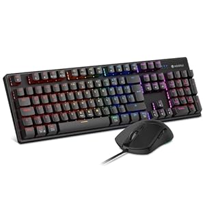 Koorui MKC02 Mechanisches Gaming-Set RGB