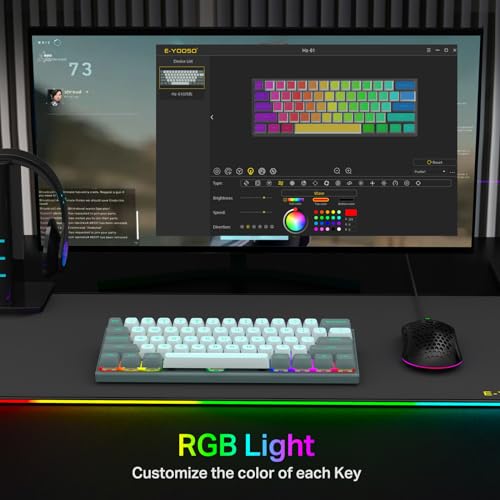 E-Yooso Magnetic Axis Rapid Trigger Mechanical Keyboard thumb #5