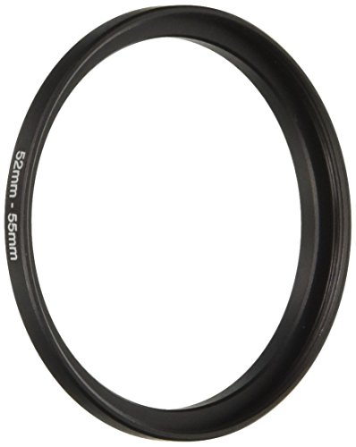 Fotga Black 52mm to 55mm 52mm-55mm Step Up Filter Ring