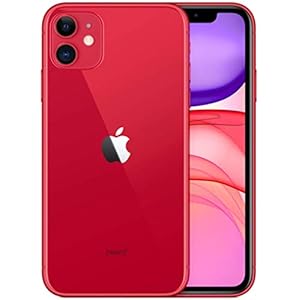 Apple iPhone 11, 64GB, Red – Unlocked (Renewed)