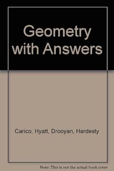 Hardcover Geometry with Answers Book