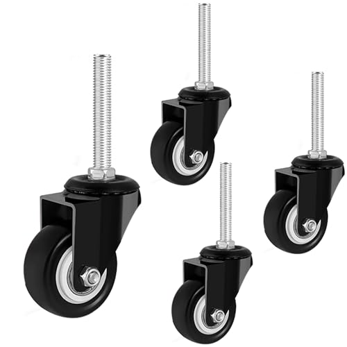 Aenmezen 2C` ~j ړ LX^[ XCx u[Lt 4 lWt Xe LX^[ 200kgω׏d ~[g |E^ zC[ ؍ނ^CȂǏɓKp(Swivel,M12*60mm)