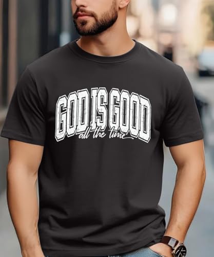 Image of Christian Shirts for Men Jesus Cross Shirt Religious Faith T Shirts