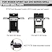 Spirit E210 Grill Replacement Parts 7635 Flavorizer Bars 69785 Burners for Weber GS4 Spirit I and II 200 Series Grill Parts E-210 E-215 E-220 S-210 S-220 Weber Spirit 2 Grill Parts 15.3” Flavor Bars