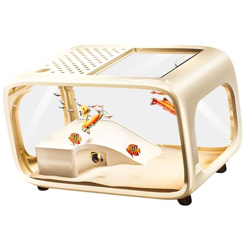 Zqxnt - Intelligentes Ökosystem Marinepark Mit Automatischer Futterfunktion Abgerundete Sicherheitsränder Sichtbarer Lebensraum Für Kampffische Und Meerestiere Suchmaschine Einzelhaus Ökosystem Zisterne