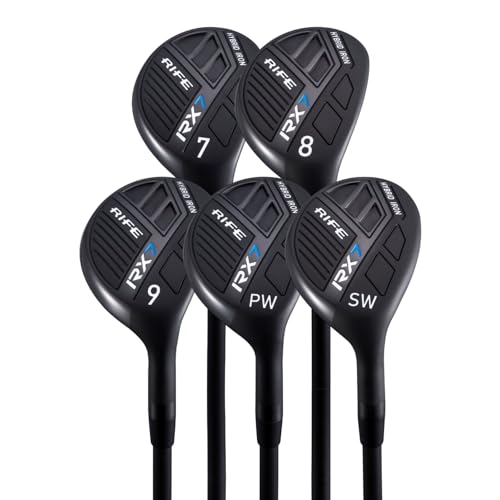 Rife Golf RX7 Senior Ladies Standard Graphite Hybrid Iron Set #7-SW