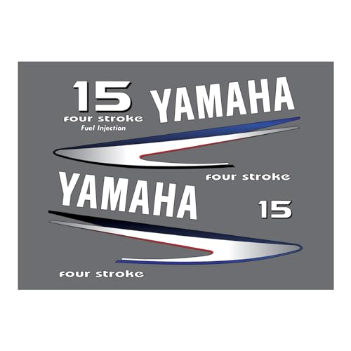 generico Repuesto adhesivos compatibles para Yamaha 15 CV Fourstroke Fuel Injection