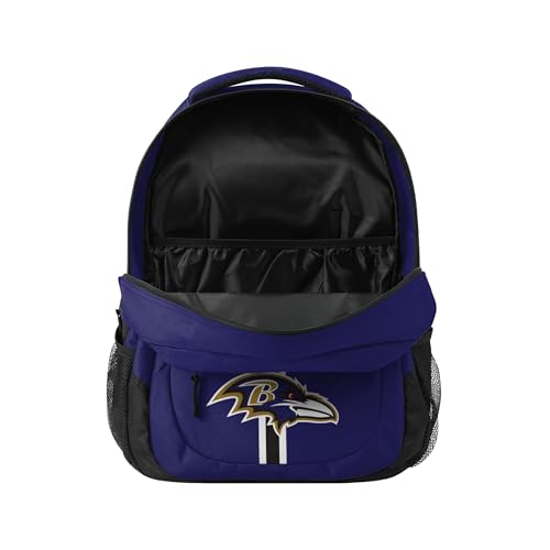 Image of FOCO Baltimore Ravens NFL Alternate Color Action Backpack - Purple