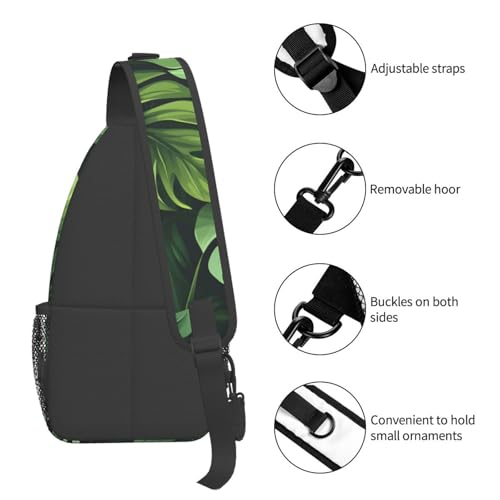 Bolso bandolera Turtleback Leaves para mujer y hombre miniatura 5