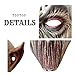 YOOYOO Halloween Scary Biochemical Demon Mask, Latex Vampire Masks, Horror Alien Devil Killer, Monster Orc Zombie Costume Cosplay (B)