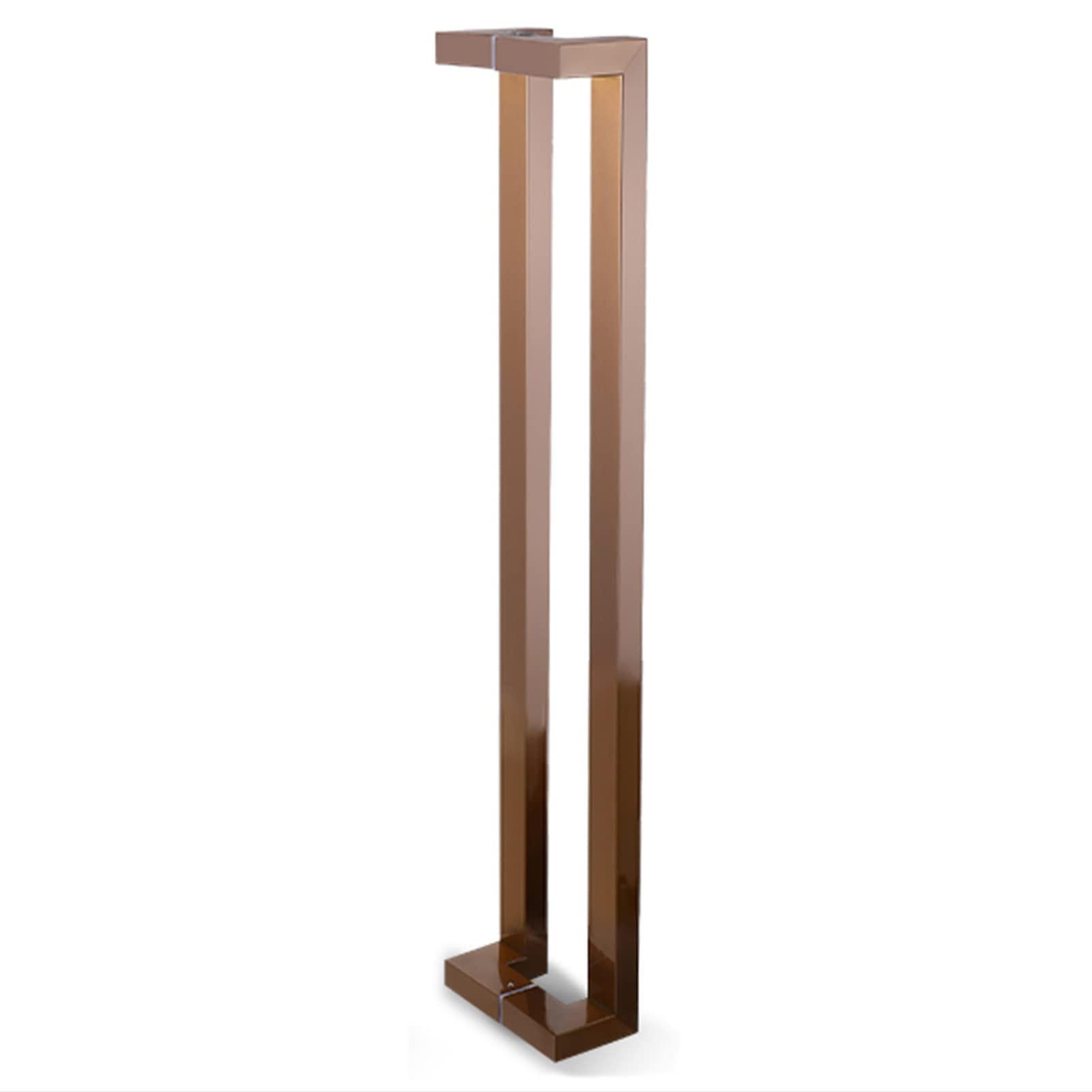Generisch Schiebetürgriff im Scheunentor-Stil, 60/80/100/120 cm Edelstahl-Druck-/Zug-Türgriffe für Weinkeller, Hotel- und Büroeingang, quadratischer Griff (Größe: 120 cm (48")) (120 cm (47"))