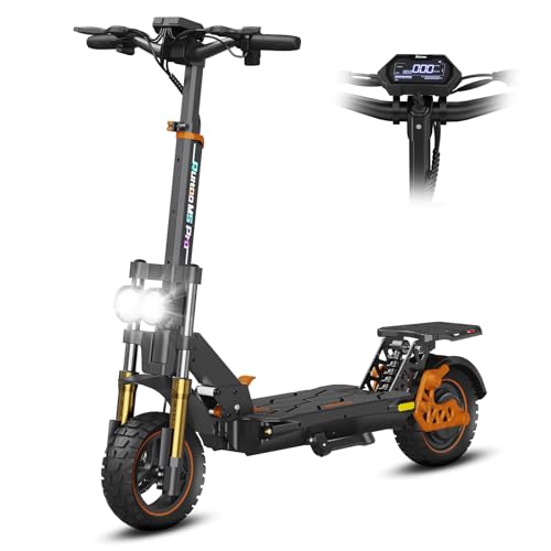Ruitoo M5 Pro Monopattino Elettrico, Scooter Pieghevole, Batteria 48V 20.8Ah, Autonomia Massima 70-80km, Pneumatici All...