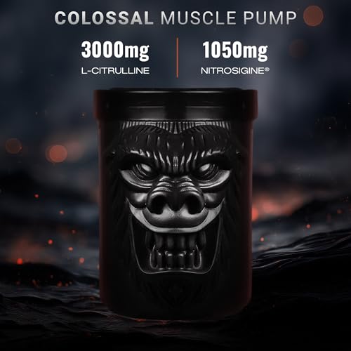 Image of MuscleBlaze Pre Workout WrathX PUMP with Nitrosigine & L-Citrulline (Orange Overdrive, 30 Servings, 300g)