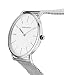 Imagen de HANNAH MARTIN Reloj de Cuarzo para Mujer Hombre Banda Malla Acero Inoxidable Ultra Delgado
