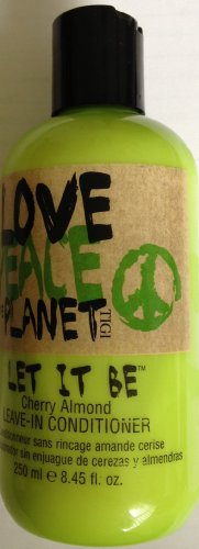 TIGI Love, Peace & the Planet Let it Be Cherry Almond Leave-In Conditioner, 8.45 fl oz (Pack of 2)
