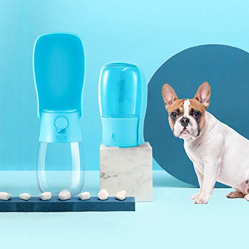 Portable dog drinking cup, leak-proof and foldable travel pet supplies with charcoal filter, suitable for pet outdoor walking or hiking, R1-PP00018