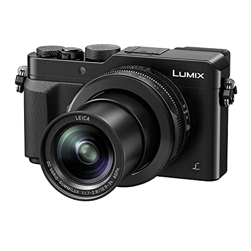 Image of Panasonic LUMIX LX100 4K Point and Shoot Camera, 3.1X Leica DC Vario-SUMMILUX F1.7-2.8 Lens with Power O.I.S., 12.8 Megapixel, DMC-LX100K (USA Black)