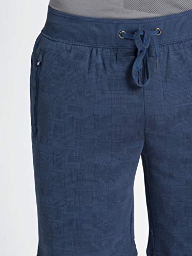 Image of Jockey AM14 Men's Super Combed Cotton Rich Straight Fit Shorts with Zipper Pockets
