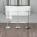 Gatco 1505 Floor Standing S Style Towel Holder, Chrome