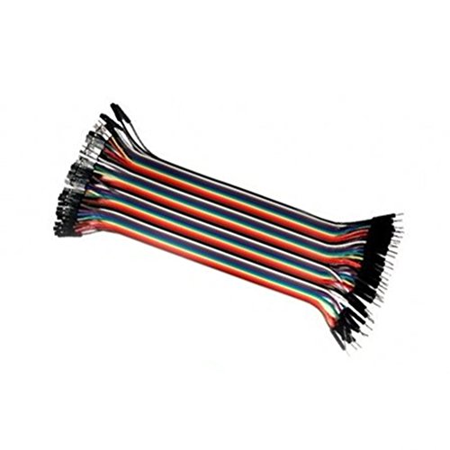 UEETEK 30 cm 40 pinos macho para fêmea Prancha Jumper Cabos de fita