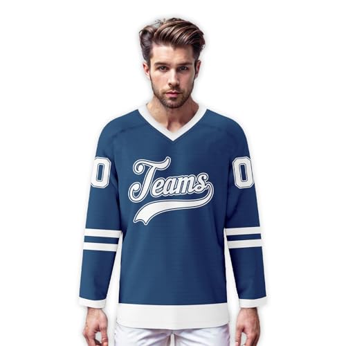 Customized Ice Hockey Jersey Personalized Team Solid Hockey Jersey Printed Stitched Hockey Jersey Men Women Youth Kids - Image 4