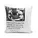 Housse de Coussin Taie Citation Motivation Inspirante Schwarzenegger Climb The Ladder of Sucess (40x40 cm)