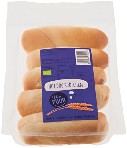 Hot Dog Brötchen, 5 Stück 1 x 300 gr