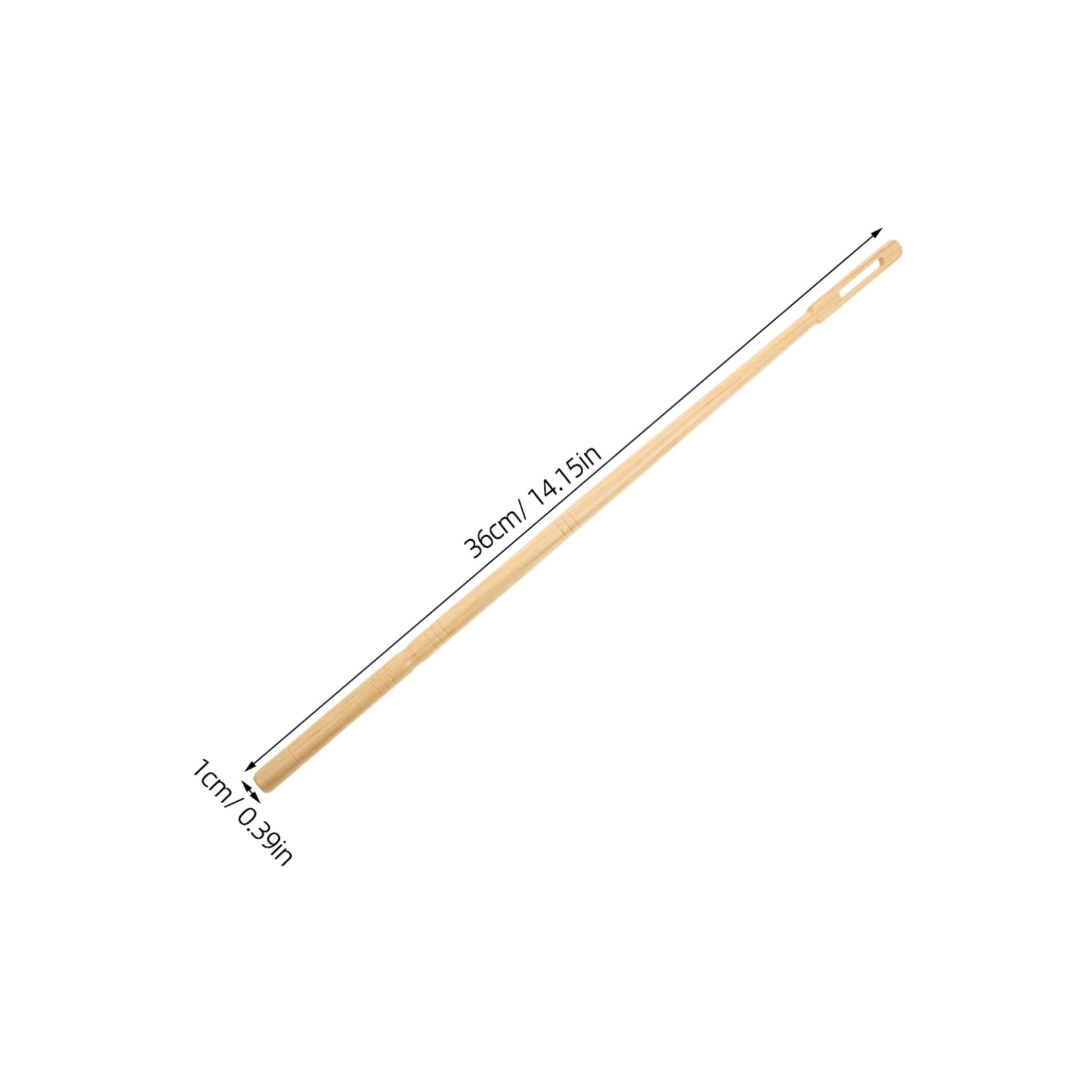 ibasenice Flute Sticks Cleaning Kit: Maple Wood Cleaning Rod for Flute Clarinet Wind Instruments Care Supplies