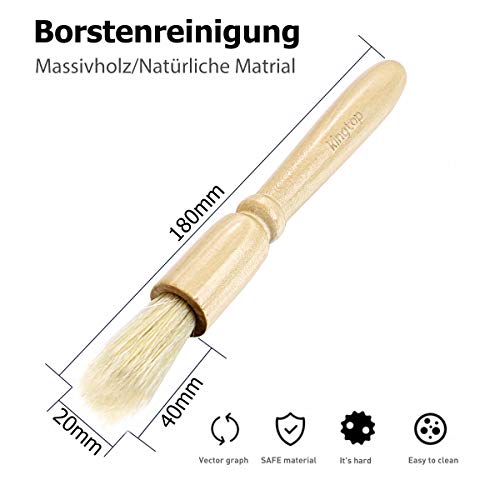 KingTop Kaffeemühle Reinigungsbürste für Getreide Kaffee Barista Kaffee Werkzeug Home Küche – Bild 6