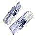 PNNNU 10Pcs T10 LED Strobe Lights 194 LED Bulb W5W 24SMD Dual Mode Strobe Steady On 12V For Car Trucks Emergency Vehicles