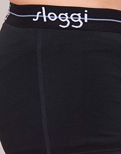 Sloggi Men Start Hipster C2P Boxer, Nero (Black), 4 (Pacco Da 2) Uomo - 6