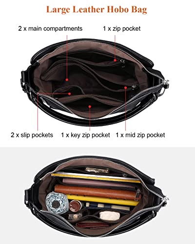 Image of Over Earth Leather Hobo Purses and Handbags for Women Ladies Shoulder Crossbody Purse